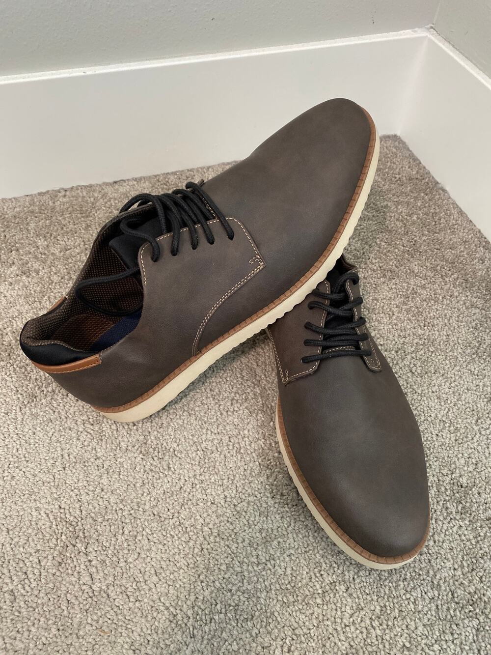 New Dr. Scholls Mens Brown Casual Oxford Shoes Lightweight Size 13